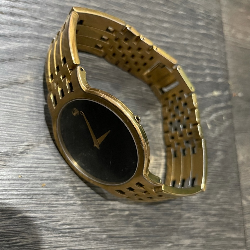 MOVADO MENS WATCH GOLD O/S